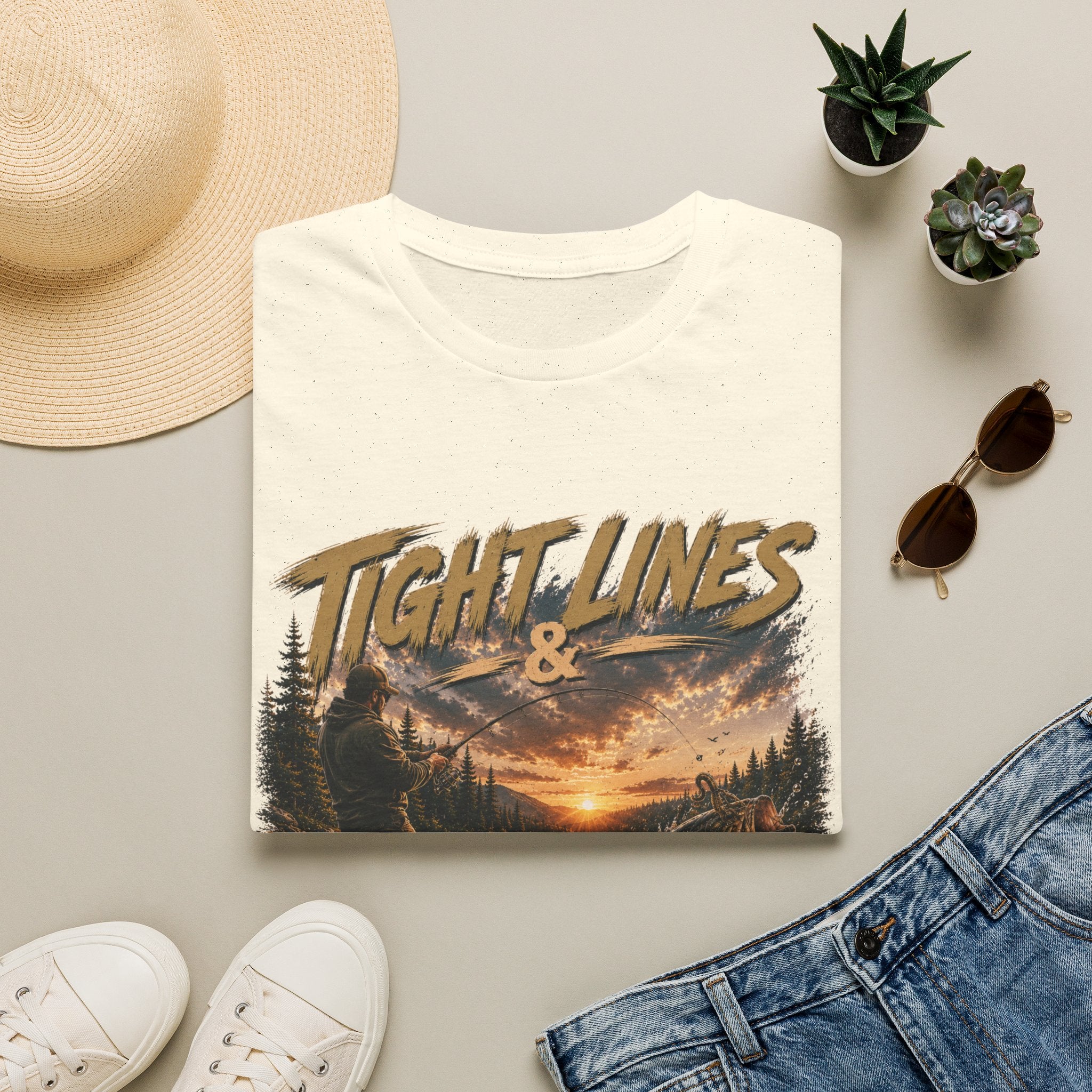 "Tight Lines & Good Times" Graphic Tee