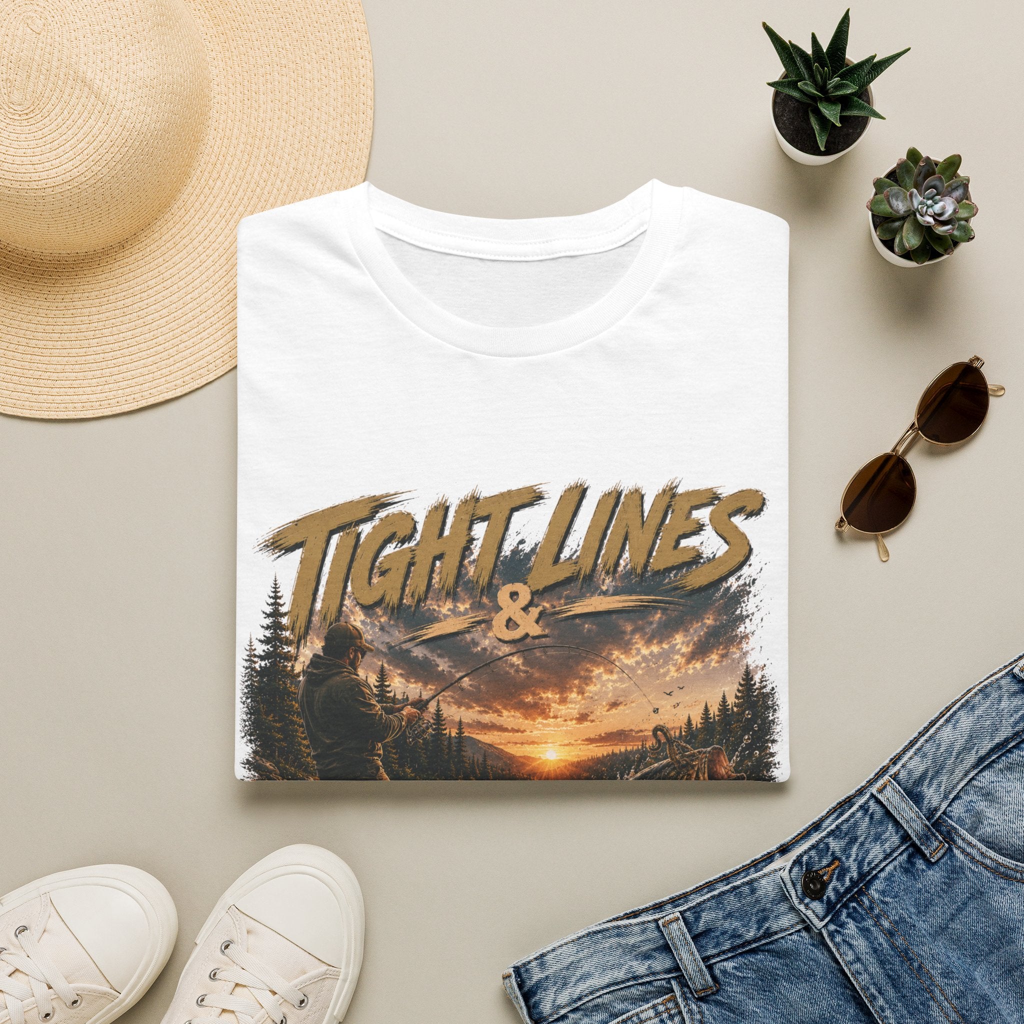 "Tight Lines & Good Times" Graphic Tee