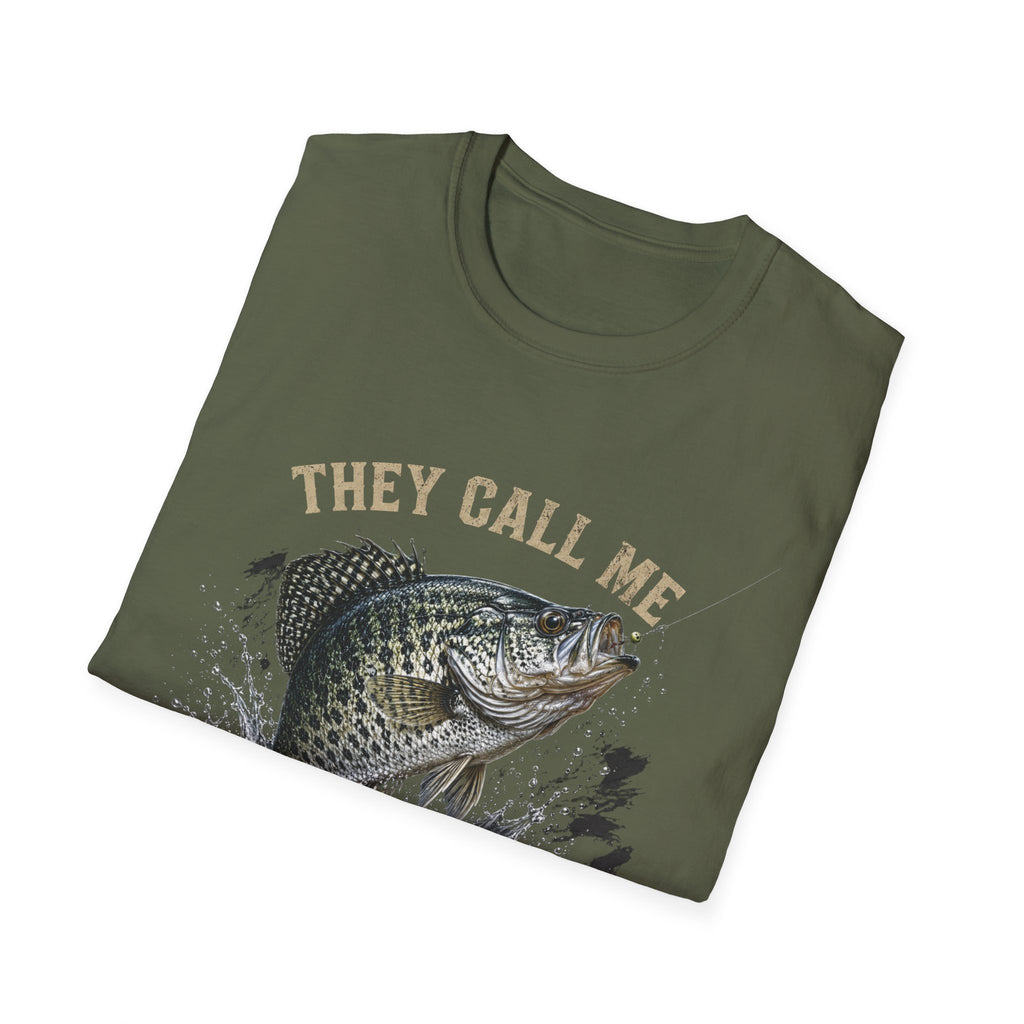 “They Call Me Big Crappie” Fishing Graphic Tee