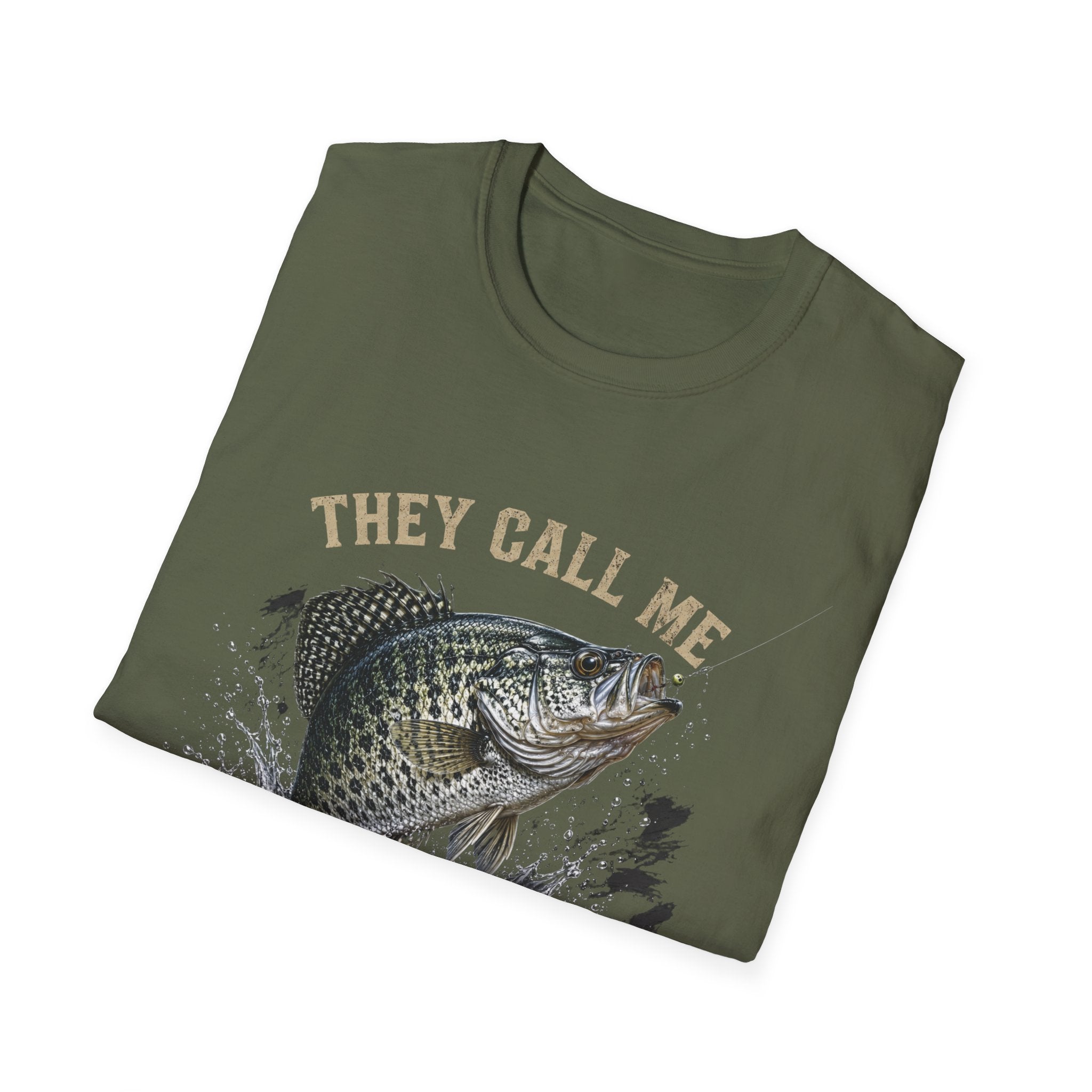 “They Call Me Big Crappie” Fishing Graphic Tee