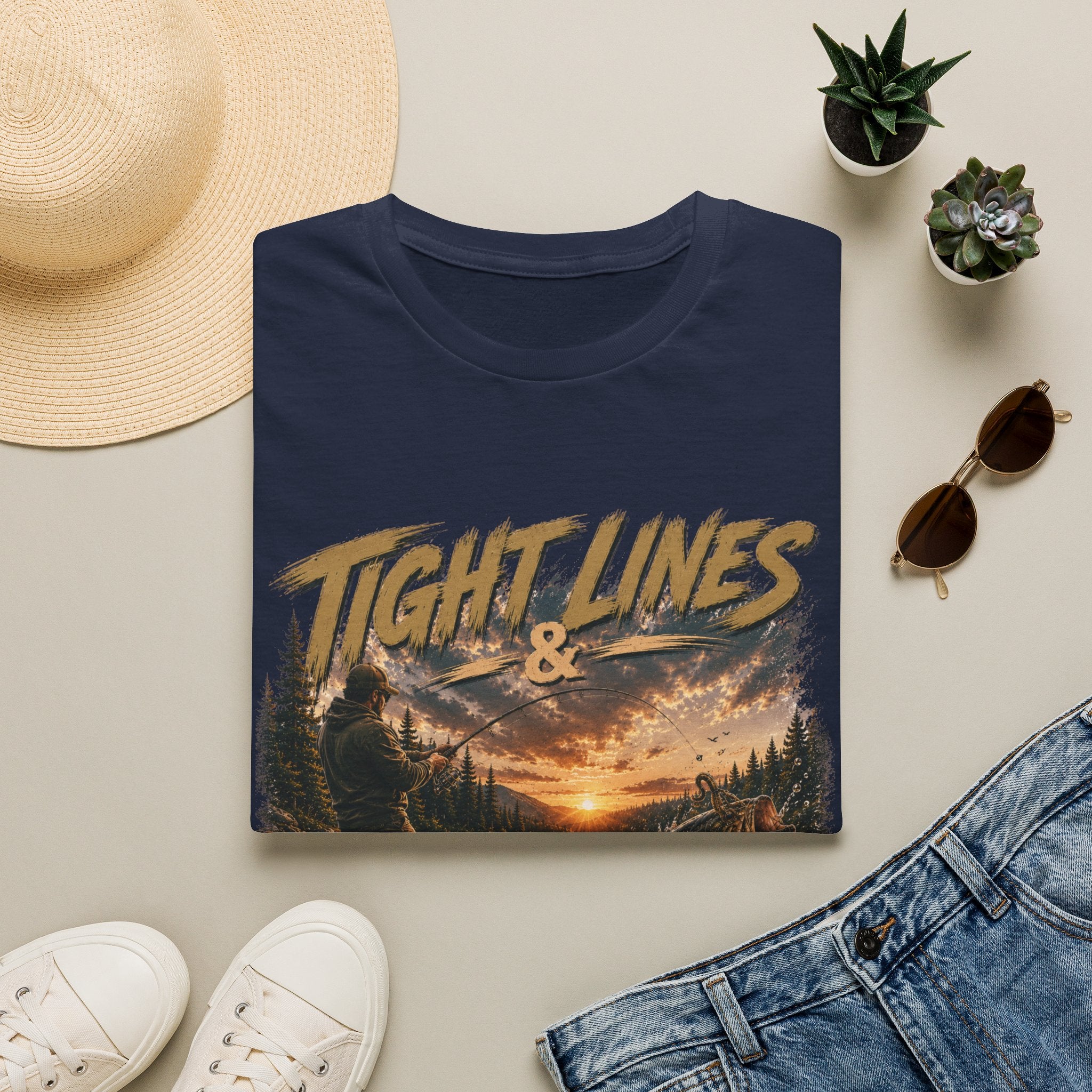 "Tight Lines & Good Times" Graphic Tee