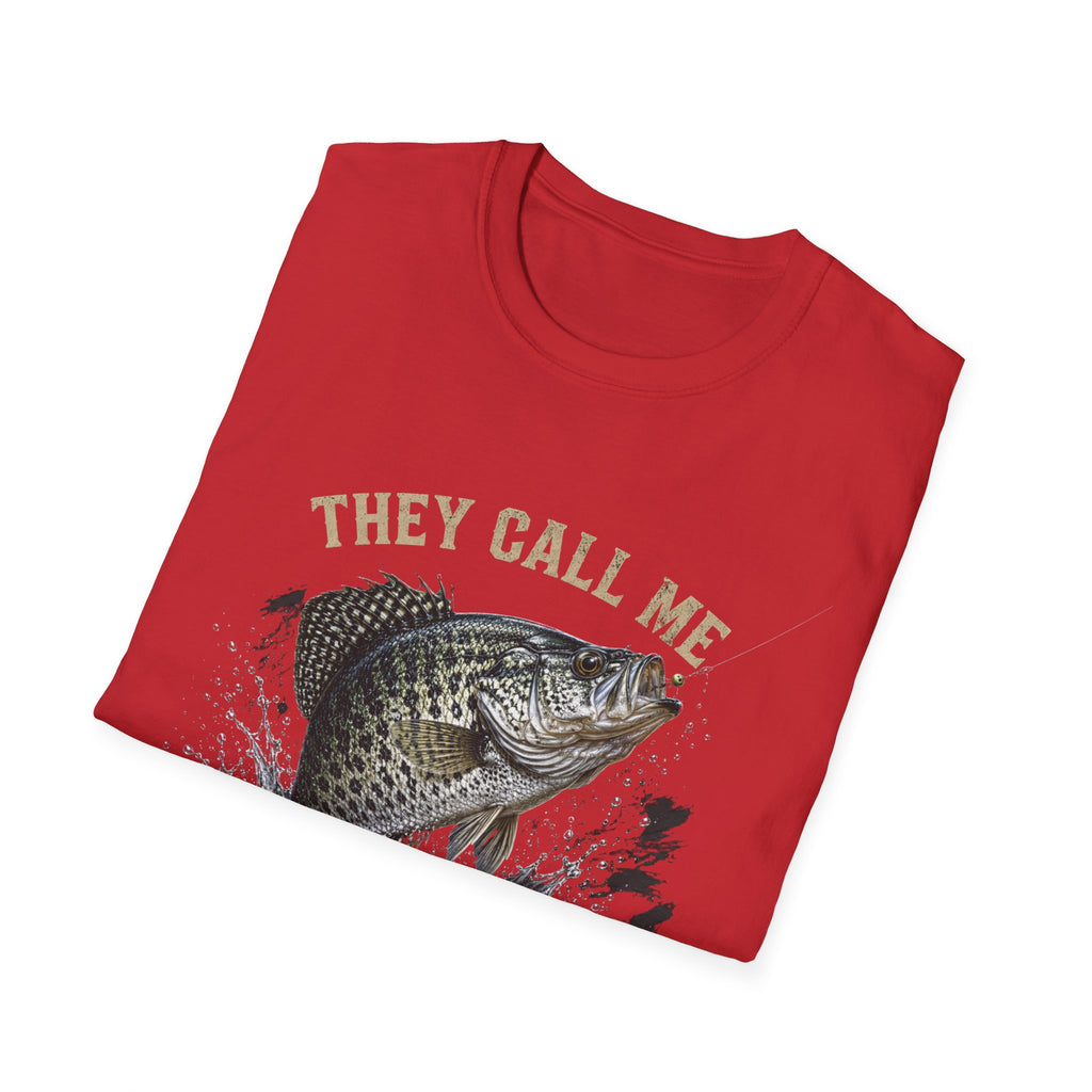“They Call Me Big Crappie” Fishing Graphic Tee