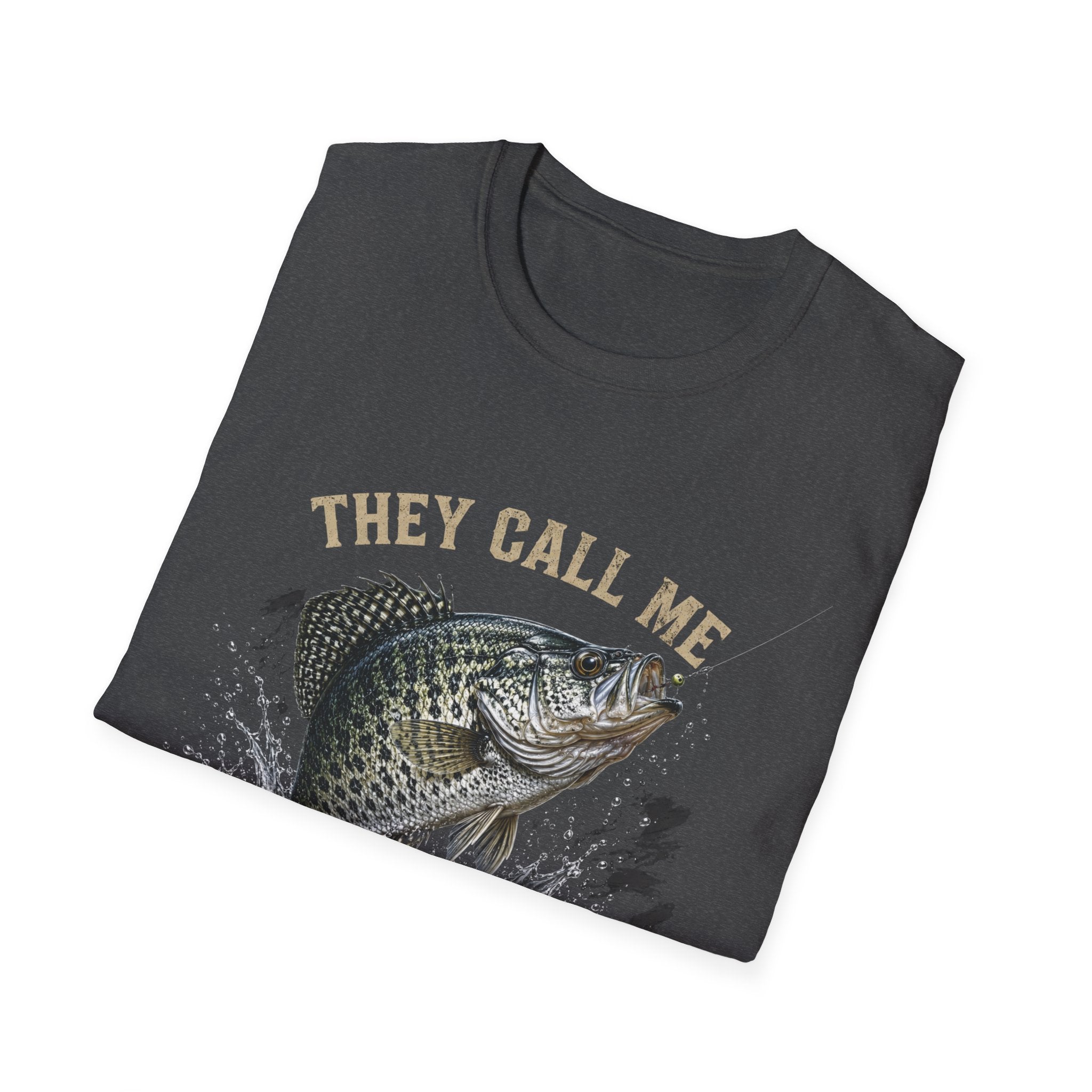 “They Call Me Big Crappie” Fishing Graphic Tee