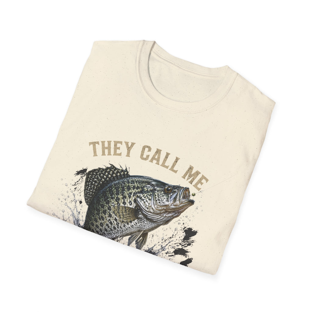 “They Call Me Big Crappie” Fishing Graphic Tee