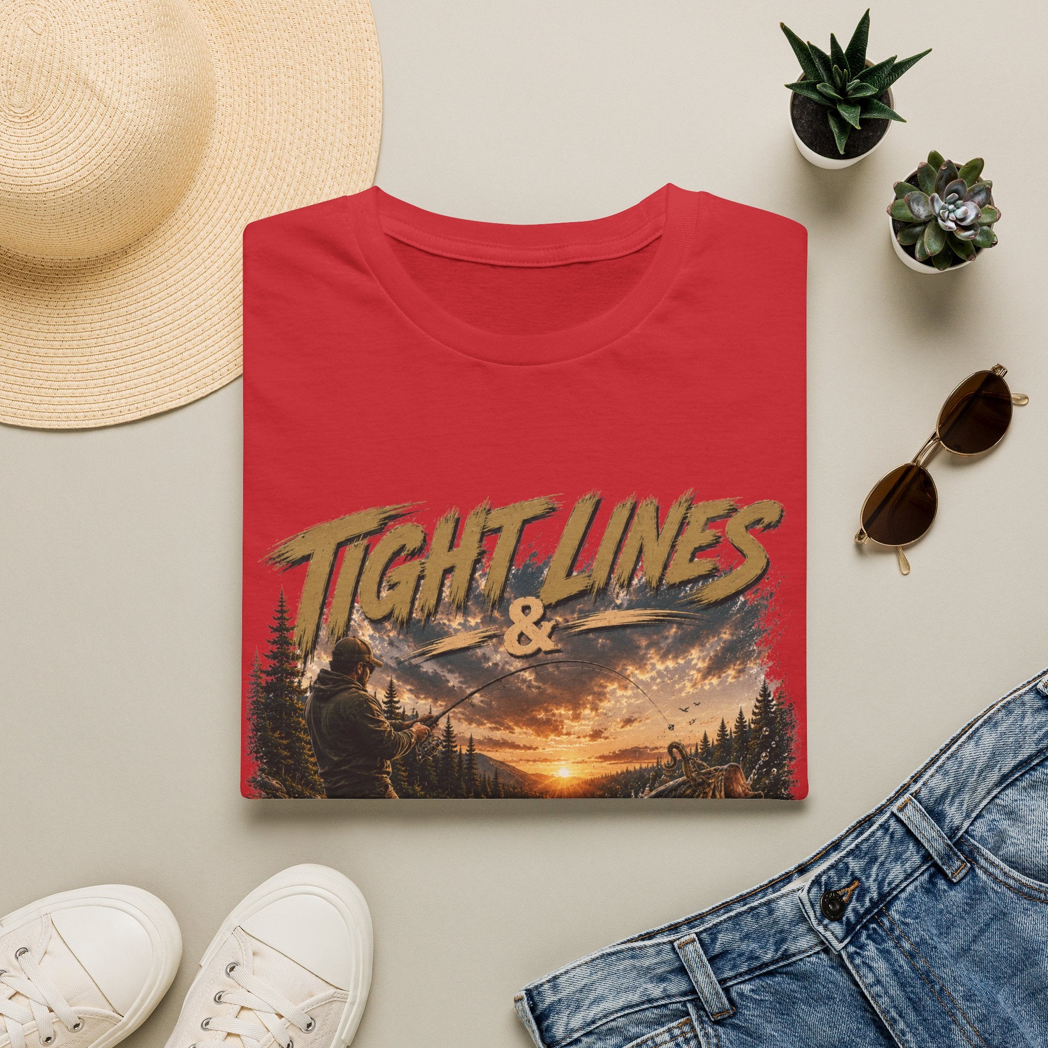 "Tight Lines & Good Times" Graphic Tee