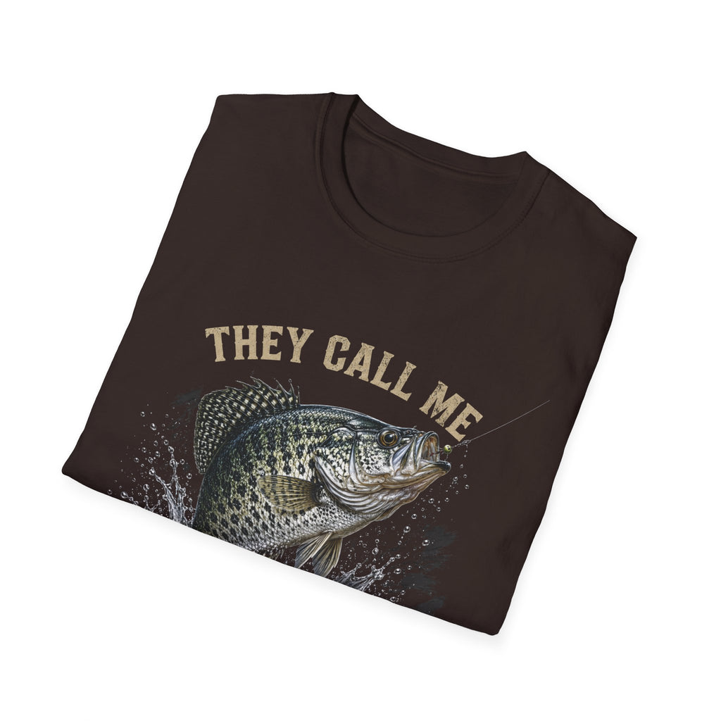 “They Call Me Big Crappie” Fishing Graphic Tee