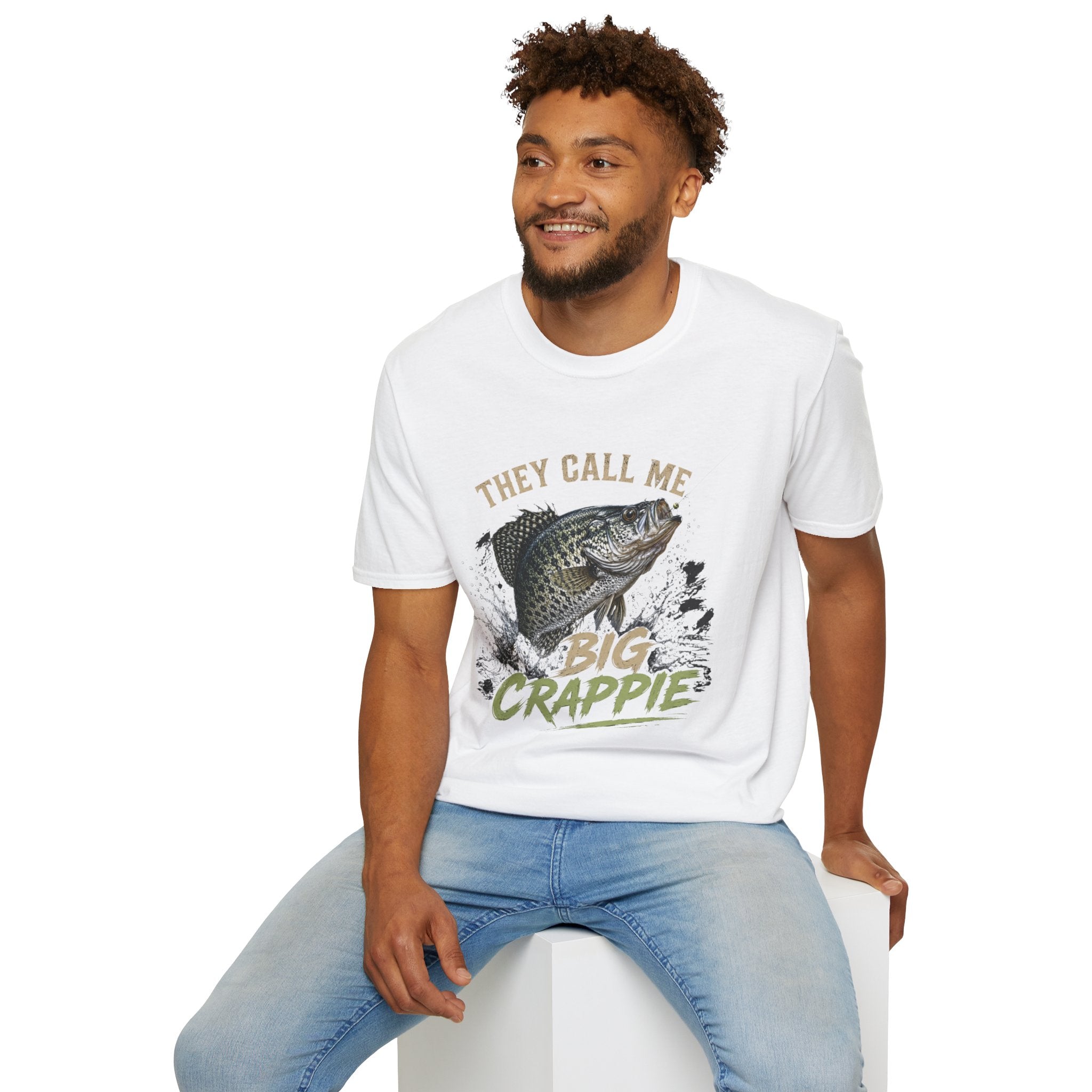 “They Call Me Big Crappie” Fishing Graphic Tee