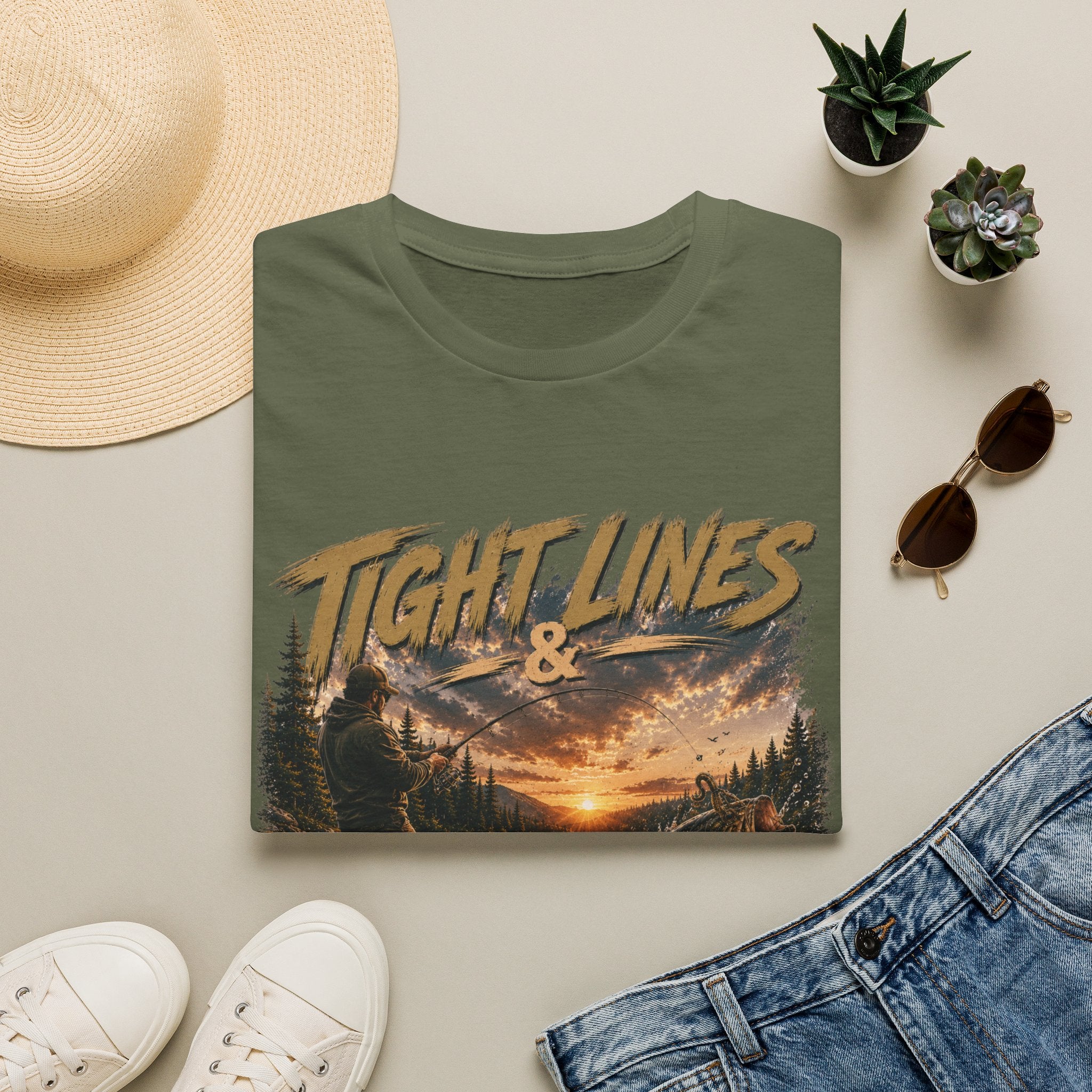 "Tight Lines & Good Times" Graphic Tee