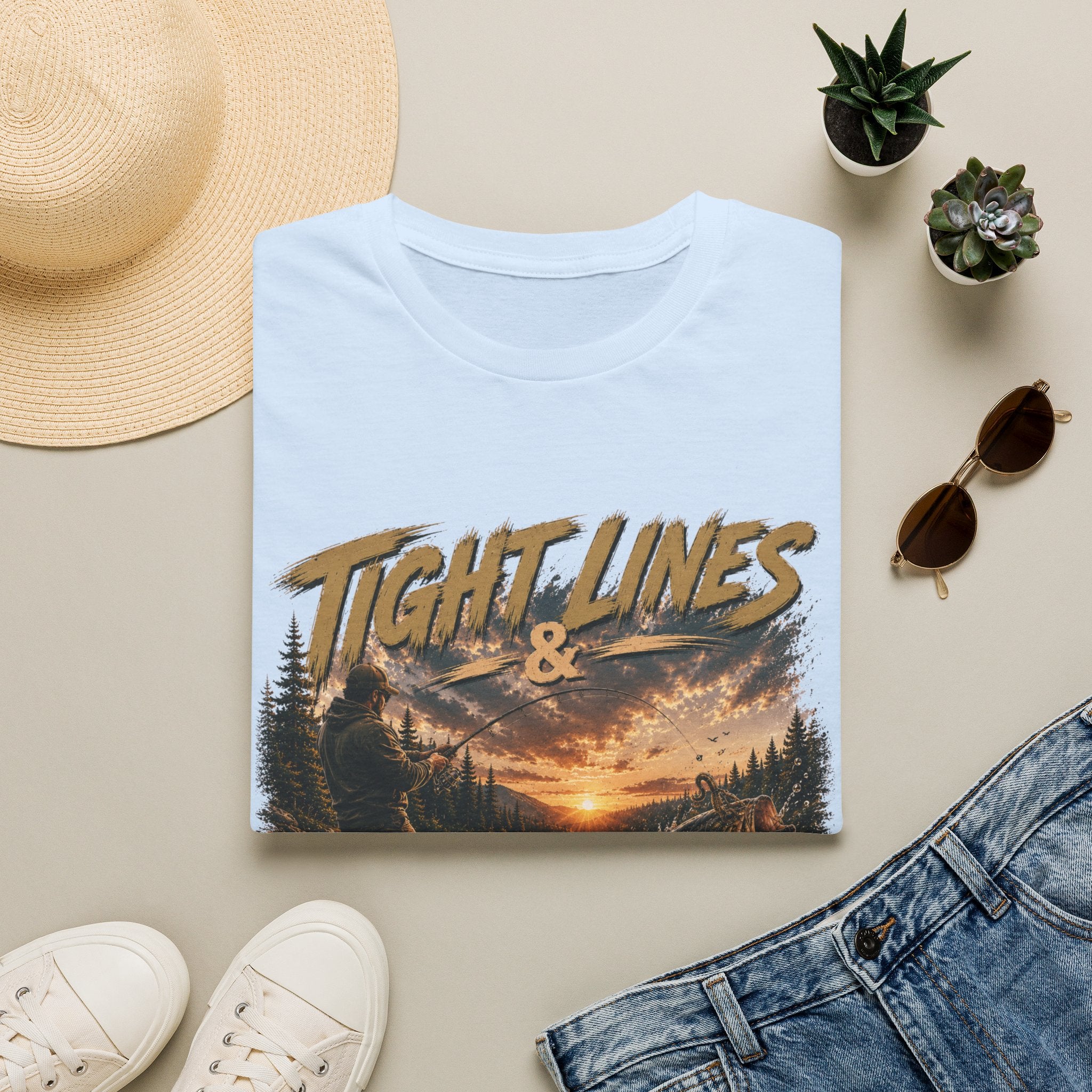 "Tight Lines & Good Times" Graphic Tee