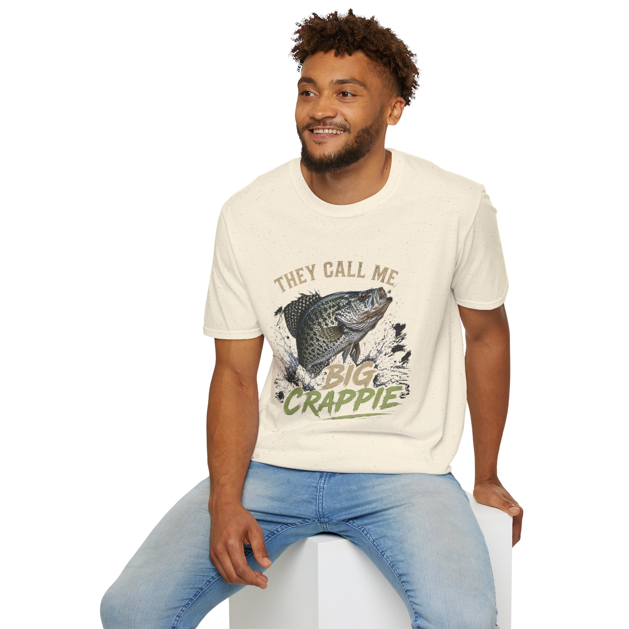“They Call Me Big Crappie” Fishing Graphic Tee