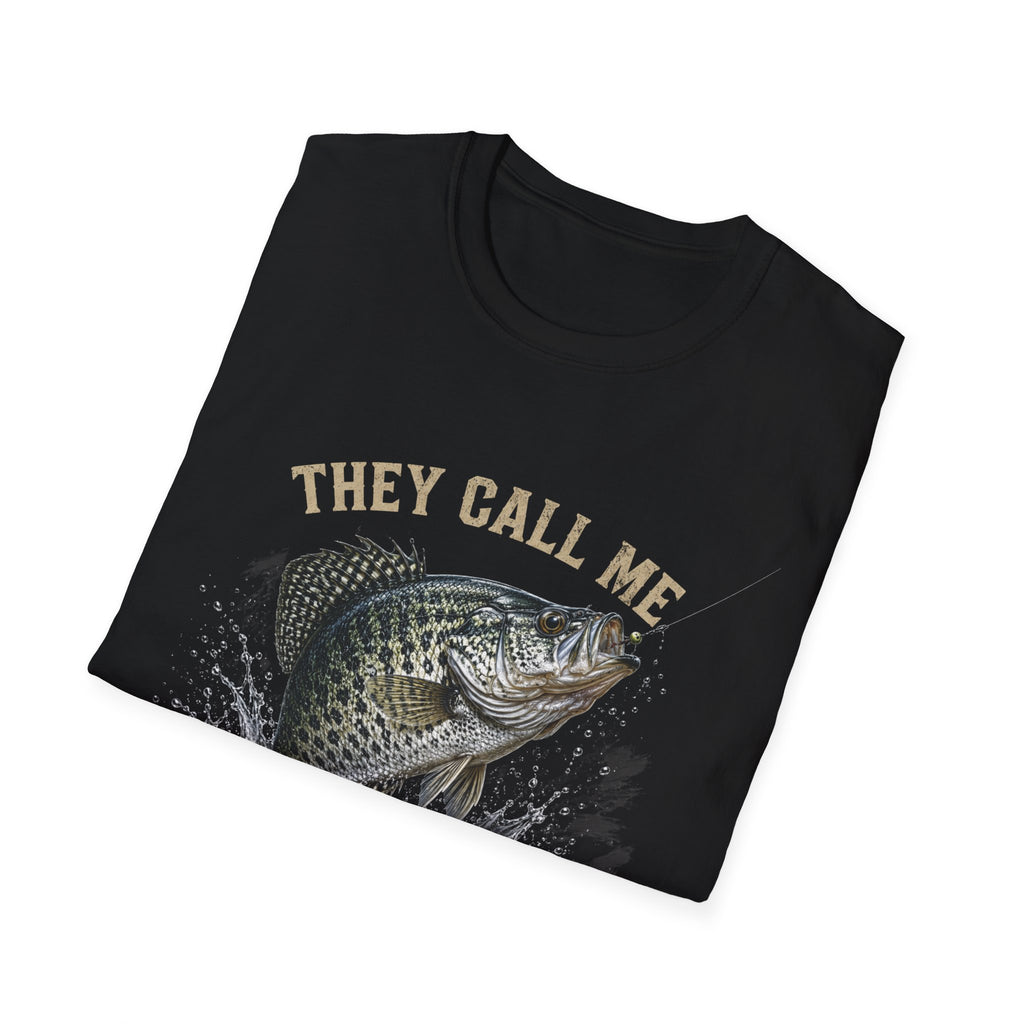 “They Call Me Big Crappie” Fishing Graphic Tee