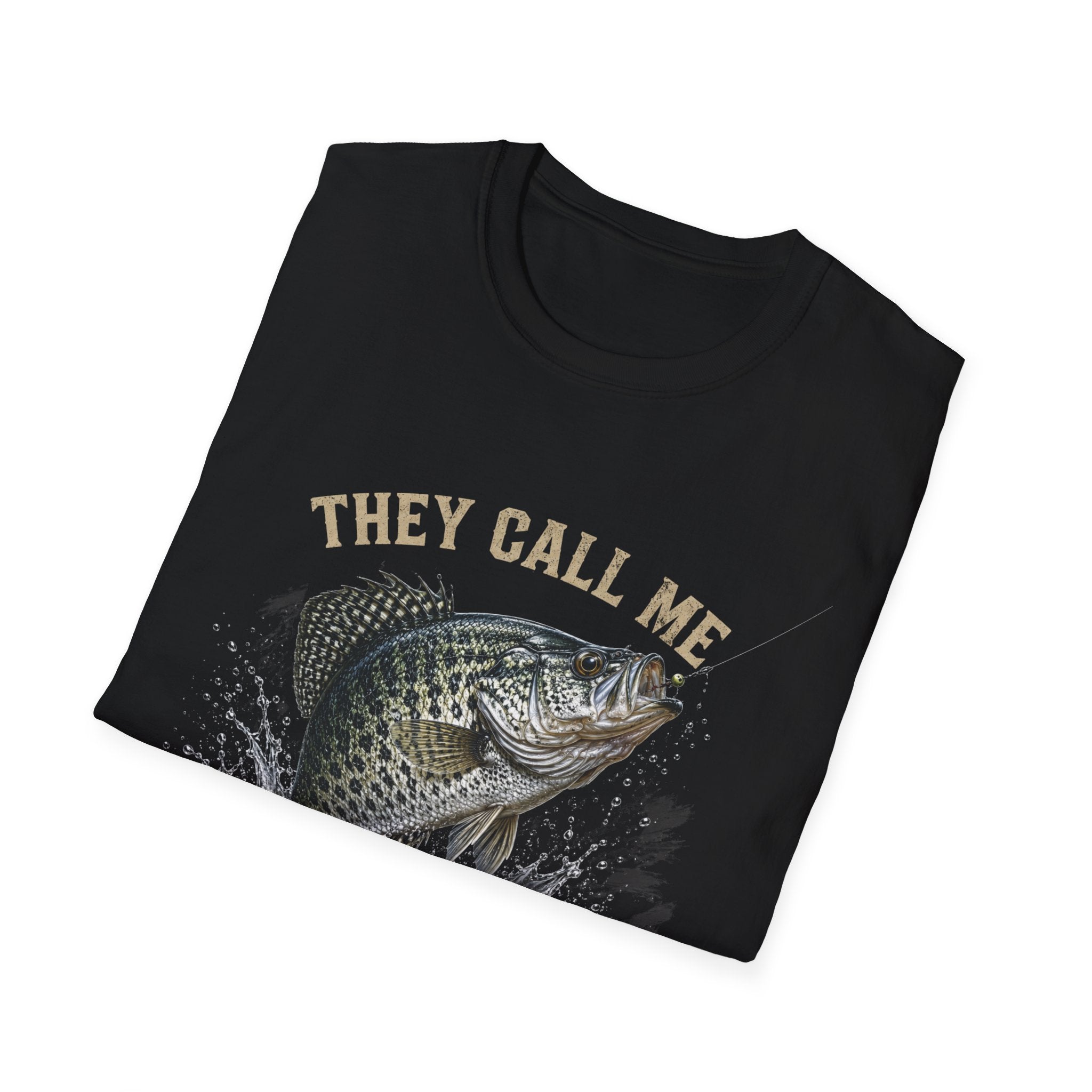“They Call Me Big Crappie” Fishing Graphic Tee