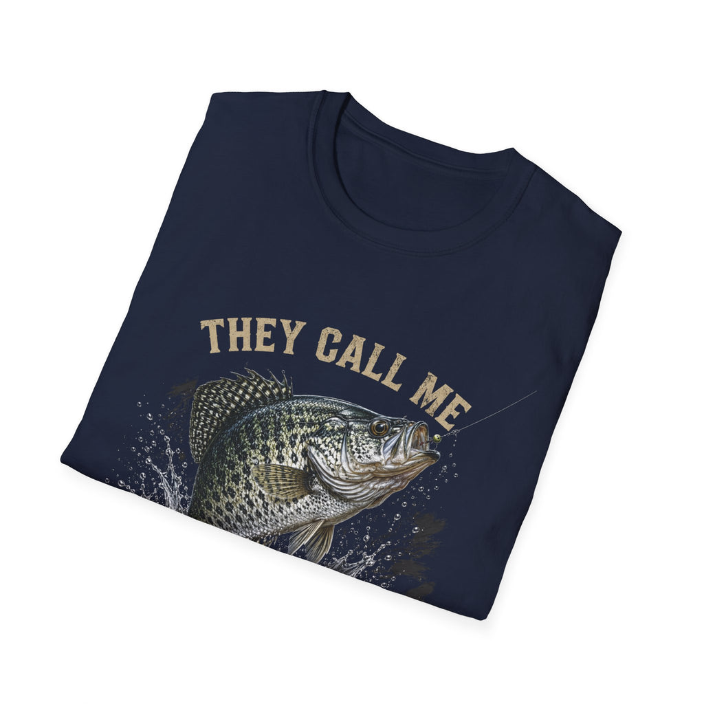 “They Call Me Big Crappie” Fishing Graphic Tee