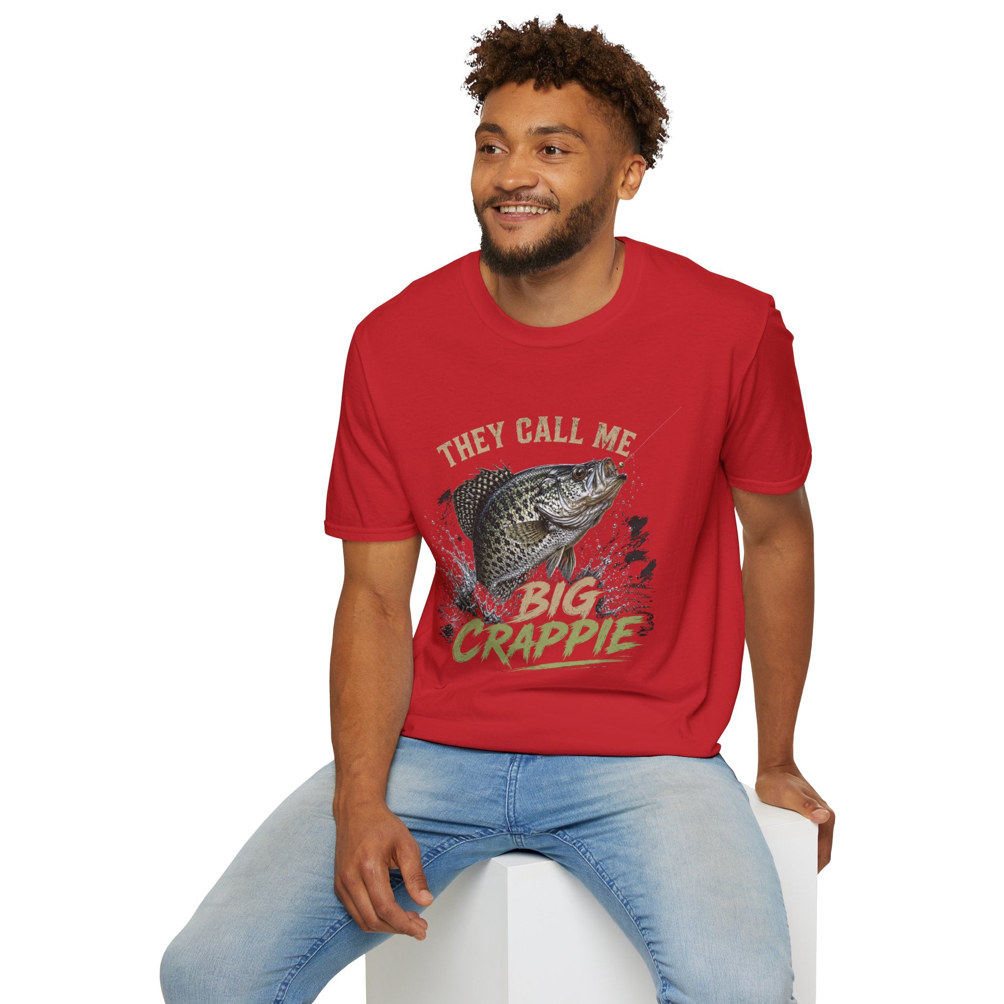 “They Call Me Big Crappie” Fishing Graphic Tee
