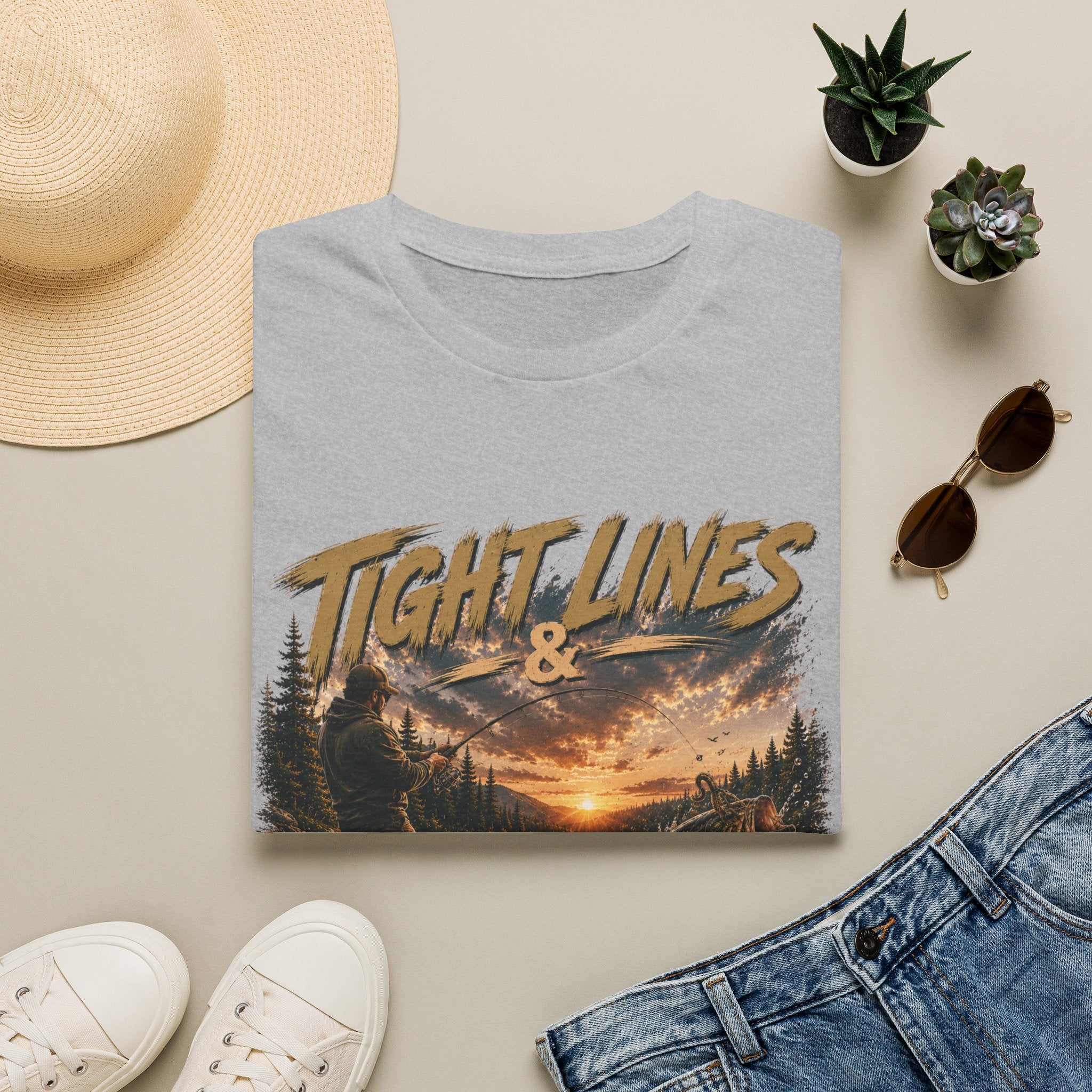 "Tight Lines & Good Times" Graphic Tee